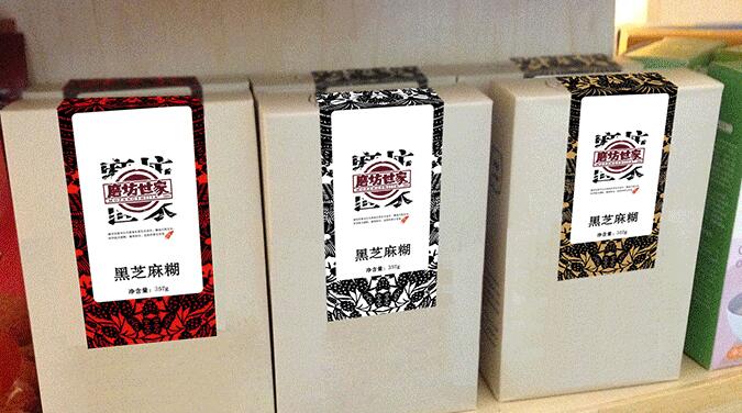 黑芝麻糊包裝實物圖 黑芝麻糊包裝實物圖